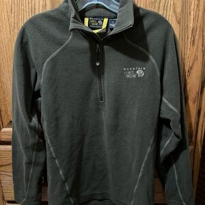 Mountain Hardwear Dark Brown Fleece Pullover